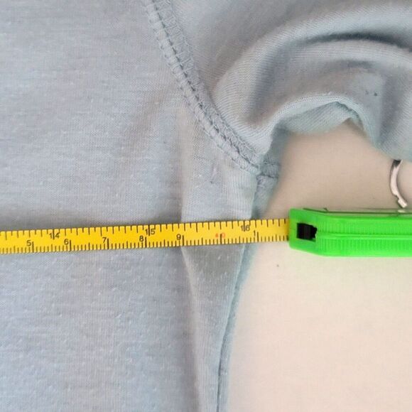 Mudd Long Sleeve Blue Shirt  Size L - Picture 6 of 6